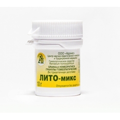 Гранулы гомеопатические «Лито-микс»10гр.